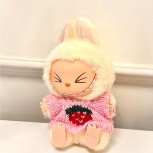 Labubu Strawberry Sweater